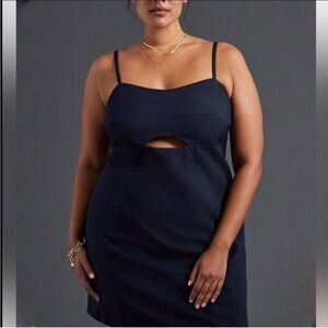 Anthropologie Dress with Subtle V-Neck